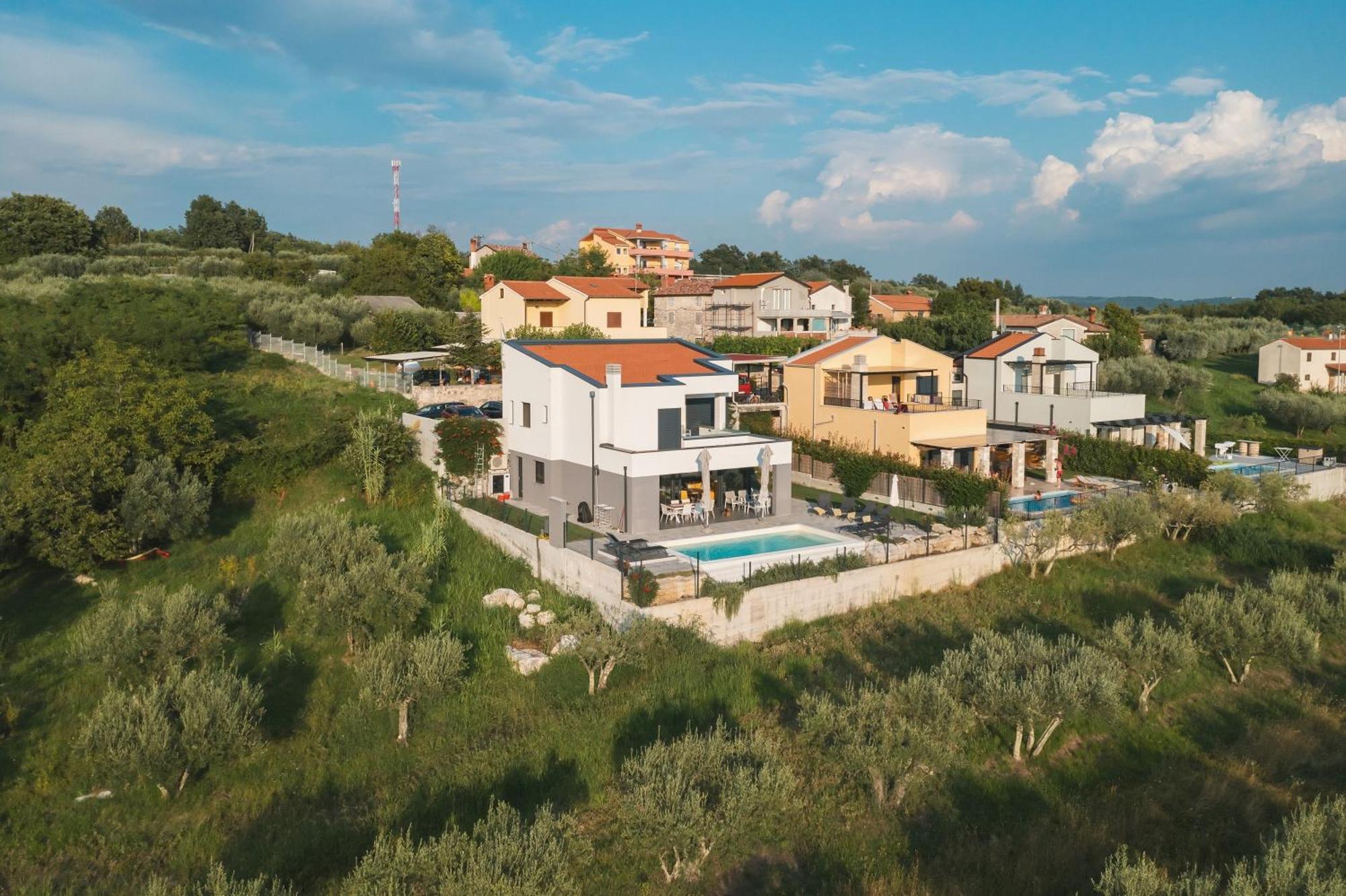 Villa Boiky - Private Pool And Amazing Sea View, Istria Materada Bagian luar foto