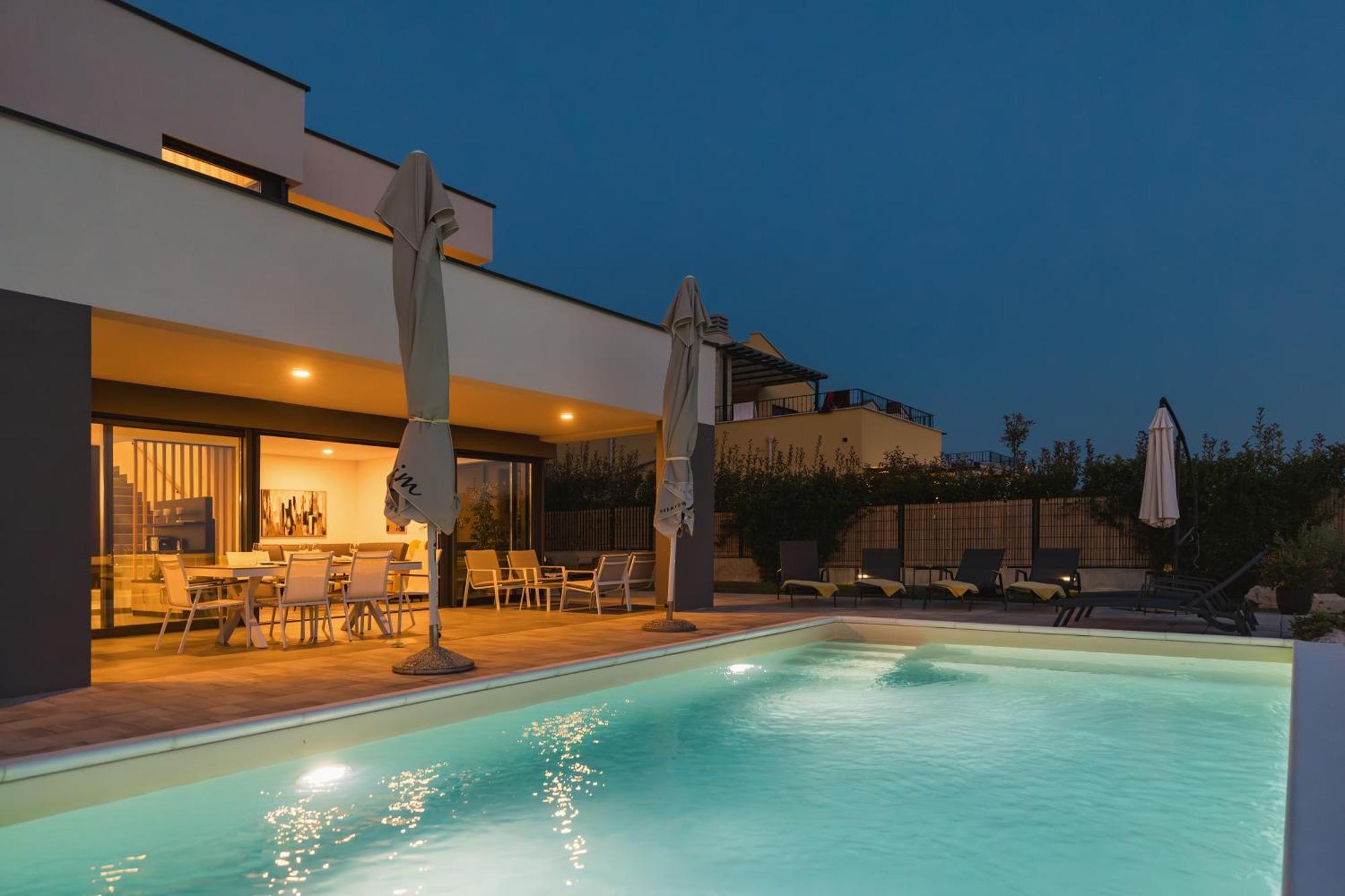Villa Boiky - Private Pool And Amazing Sea View, Istria Materada Bagian luar foto