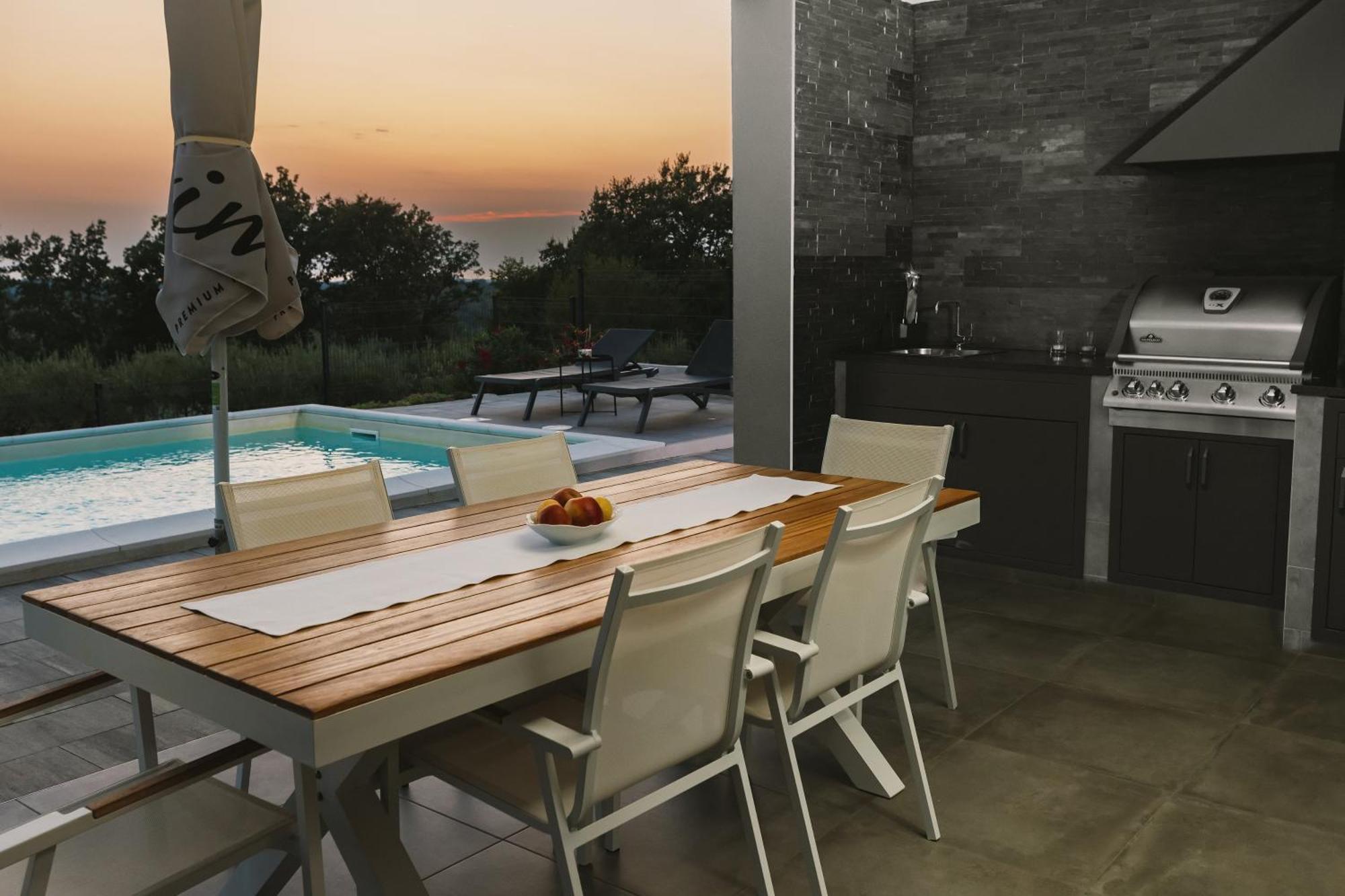 Villa Boiky - Private Pool And Amazing Sea View, Istria Materada Bagian luar foto